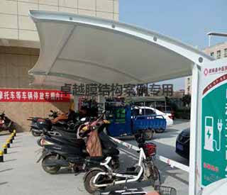 原陽縣中醫院膜結構車棚