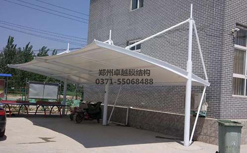 開封蘭考縣三義寨鄉政府膜結構車棚