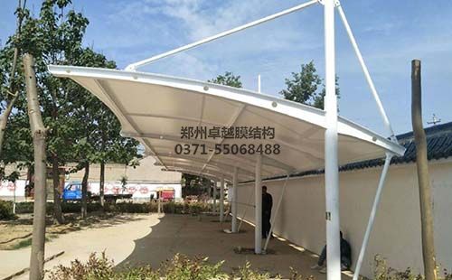 開封蘭考縣紅廟衛生院膜結構車棚