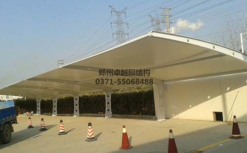 濮陽華龍區膜結構車棚