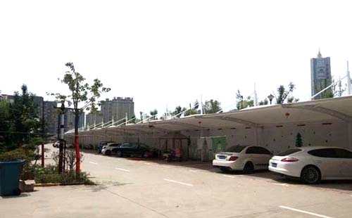 許昌東城區管委會膜結構車棚
