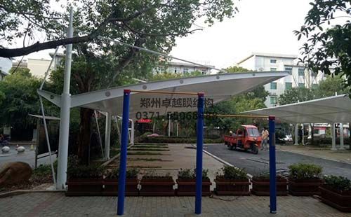 南陽臥龍區地稅局住宅膜結構車棚