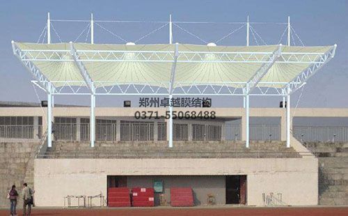 秦皇島東港鎮小學膜結構看臺