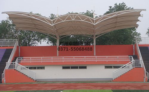 安康黃岡實驗學校膜結構看臺