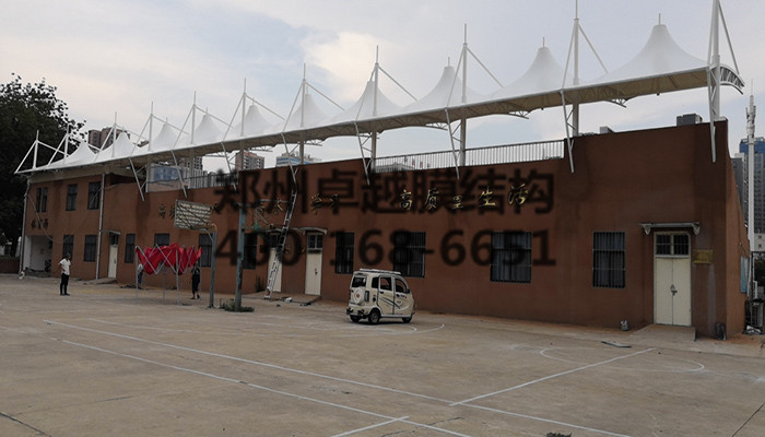 許昌建安區一高膜結構看臺