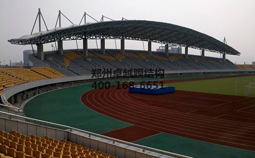 盤錦<font color='red'>膜結構看臺</font>【盤錦職業技術學院等】設計施工案例