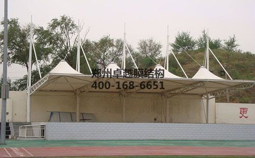 百色膜結(jié)構(gòu)看臺【百色職業(yè)學(xué)院等】設(shè)計施工案例