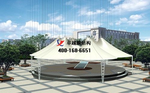 平頂山膜結構看臺/主席臺【平頂山文化藝術職業學院等】設計施工案例