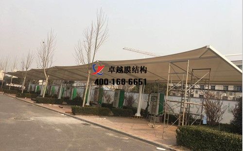 滎陽華晨膜結構車棚/罩棚項目工程動態