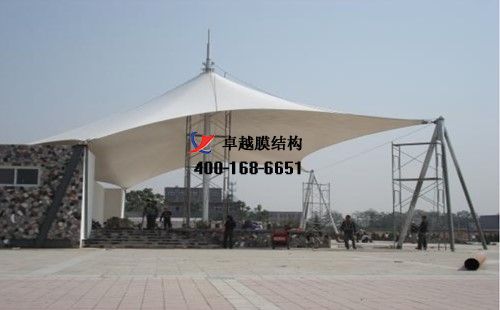 晉中膜結構看臺/主席臺【晉中師范高等專科學校等】設計施工案例