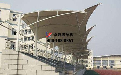 朔州<font color='red'>膜結構看臺</font>/舞臺【朔州市躍勝實業公司等】設計施工案例