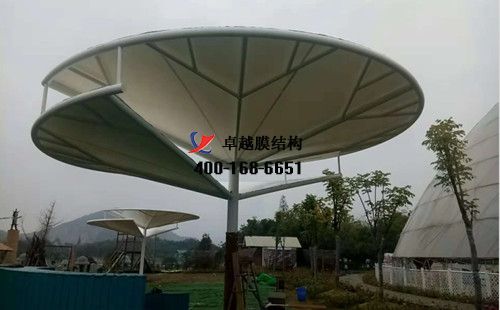 安徽五色谷景觀膜結構工程動態