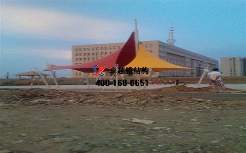 鄭州膜結(jié)構游泳池/<font color='red'>水上樂園</font>/游樂場/景觀遮陽棚設計施工案例