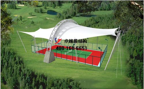 平頂山膜結(jié)構(gòu)籃球場【平頂山市體育運(yùn)動(dòng)學(xué)校籃球館等】工程設(shè)計(jì)施工案例