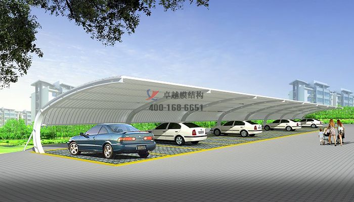  和田膜結構車棚【和田科技有限公司等】設計施工案例