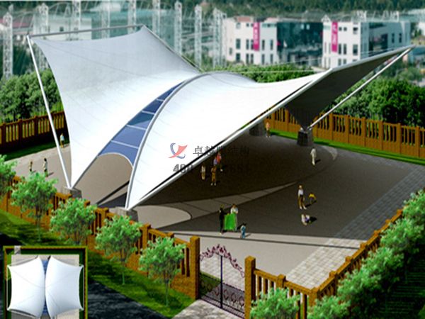 榆林張拉<font color='red'>膜結構景觀</font>小品【案例圖片】 　　