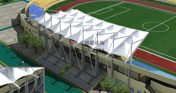 焦作市膜結構看臺【河南理工大學等】專業生產廠家