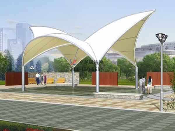 六安張拉<font color='red'>膜結(jié)構(gòu)景觀</font>小品【案例圖片】