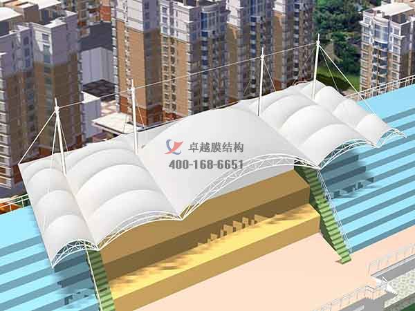 六盤水市張拉膜看臺【工程案例】專業生產廠家