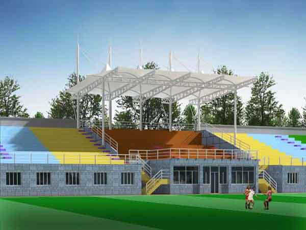 吉安市張拉膜看臺【工程案例】專業生產廠家