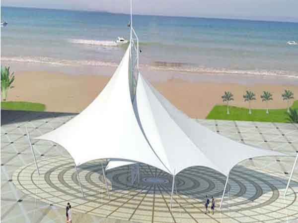 九江張拉<font color='red'>膜結(jié)構(gòu)景觀</font>小品【案例圖片】