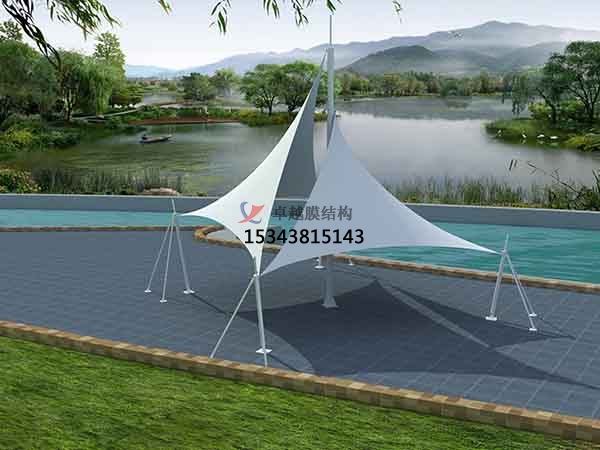 肇慶<font color='red'>張拉膜結構</font>景觀設計施工【案例圖片】