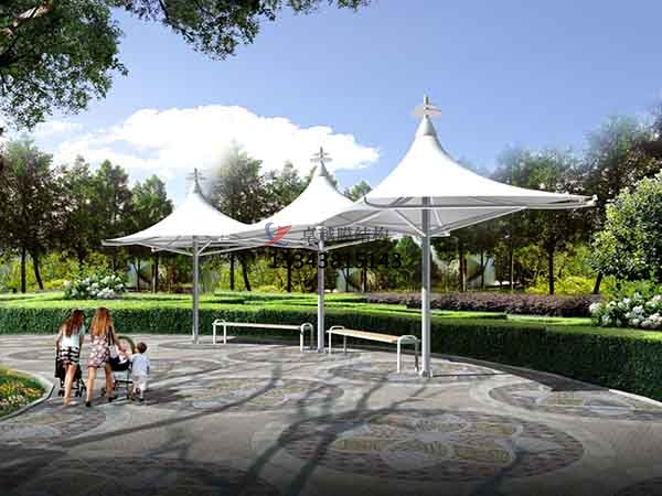 欽州<font color='red'>張拉膜結構</font>景觀設計施工【案例圖片】