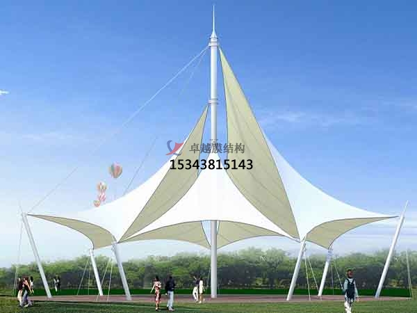 平頂山<font color='red'>張拉膜結構</font>景觀小品【案例圖片】