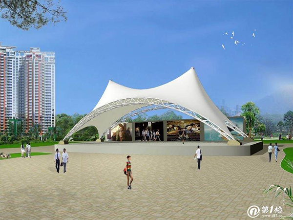 嘉峪關膜結構舞臺【生產設計】