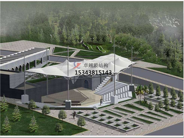 慶陽膜結構舞臺【生產設計】