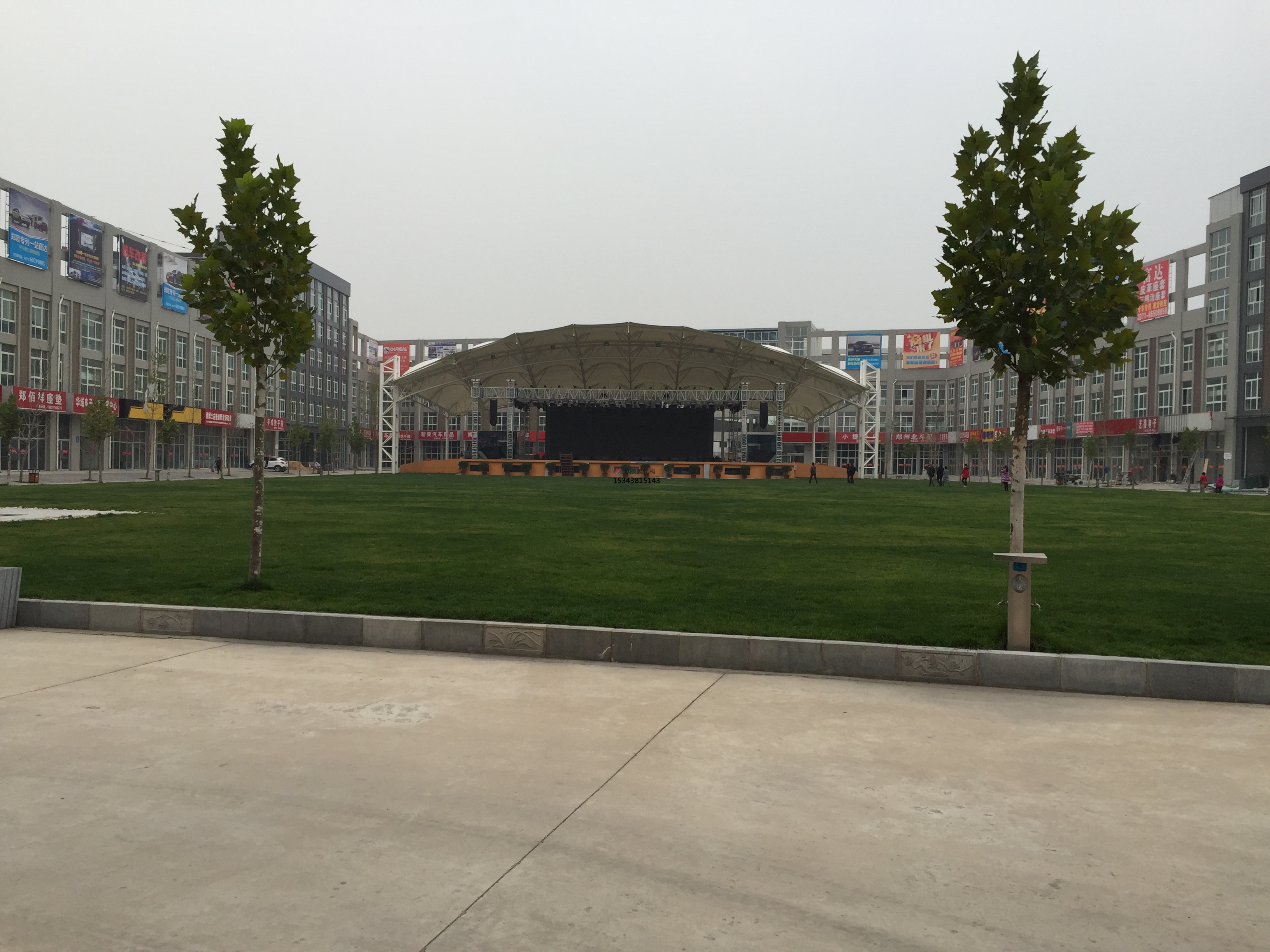 朝陽膜結構舞臺【生產設計】