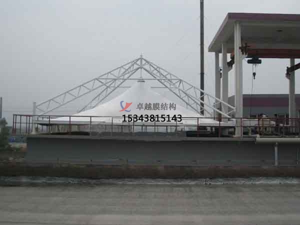 銀川市污水池加蓋圖片/膜結構罩棚案例、設計