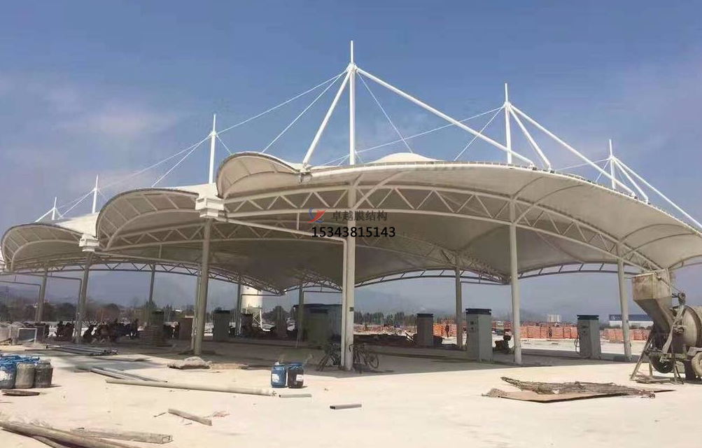 南京市加油站膜結構遮陽雨篷【生產銷售】