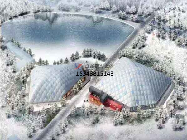 長春充氣膜結構體育場【施工安裝】