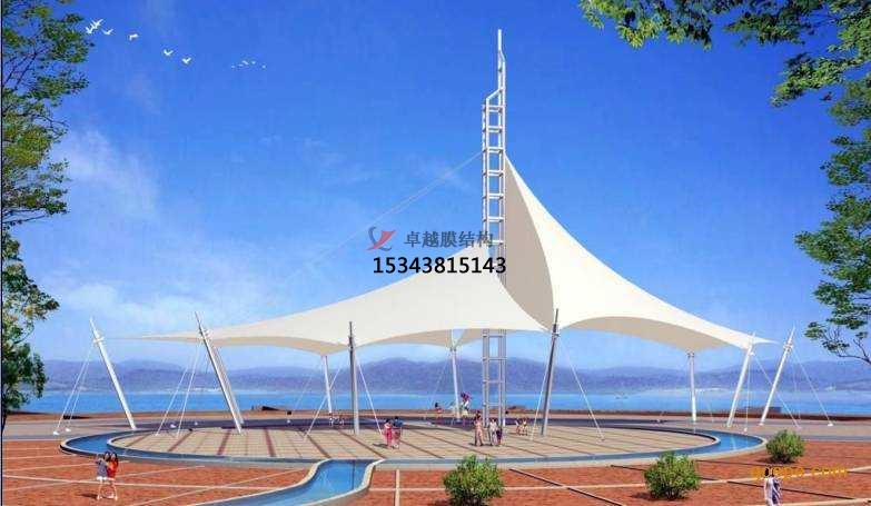 長沙景觀<font color='red'>張拉膜結構</font>遮陽棚