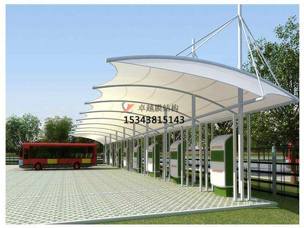 哈密充電樁膜結構【車棚設計】