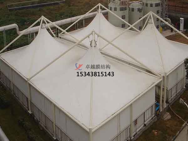 膜結構污水池材質應用以及施工細節 　　