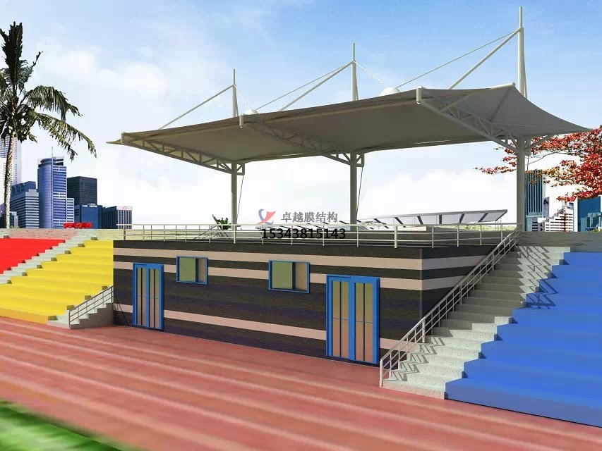 岐山膜結構看臺雨篷/主席臺/舞臺安裝專業生產廠家