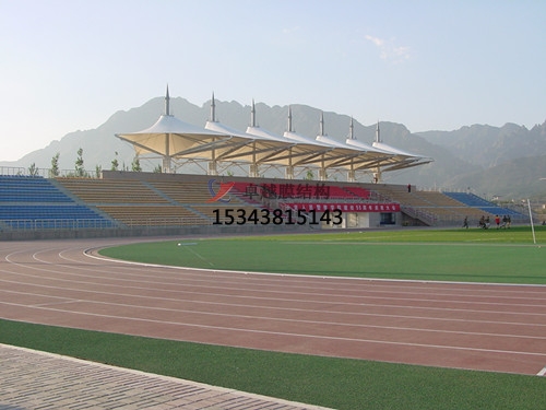 孟州市<font color='red'>膜結構看臺</font>雨篷/主席臺/舞臺安裝專業生產廠家