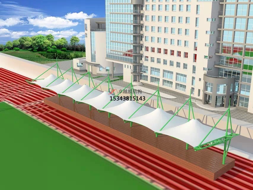 新鄉市看臺膜結構【張拉膜看臺】設計安裝