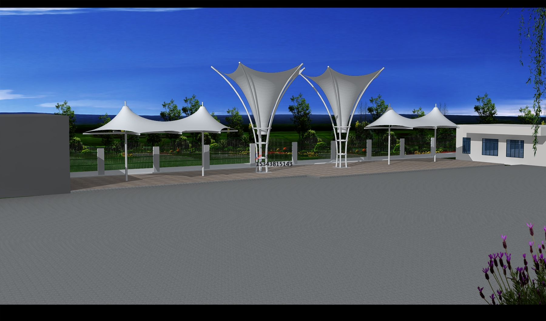 鳳翔膜結構景觀【張拉膜景觀】承包安裝價格