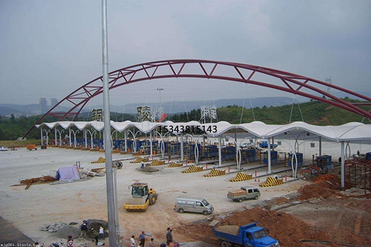 封丘膜結(jié)構(gòu)收費(fèi)站罩棚【生產(chǎn)設(shè)計(jì)安裝】