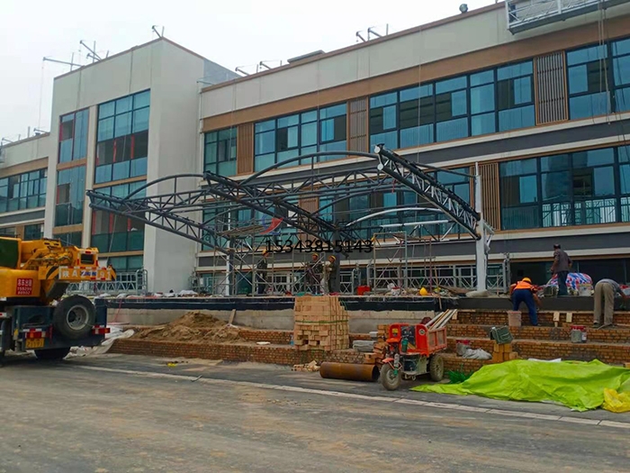 西安曲江區曲江中學膜結構看臺