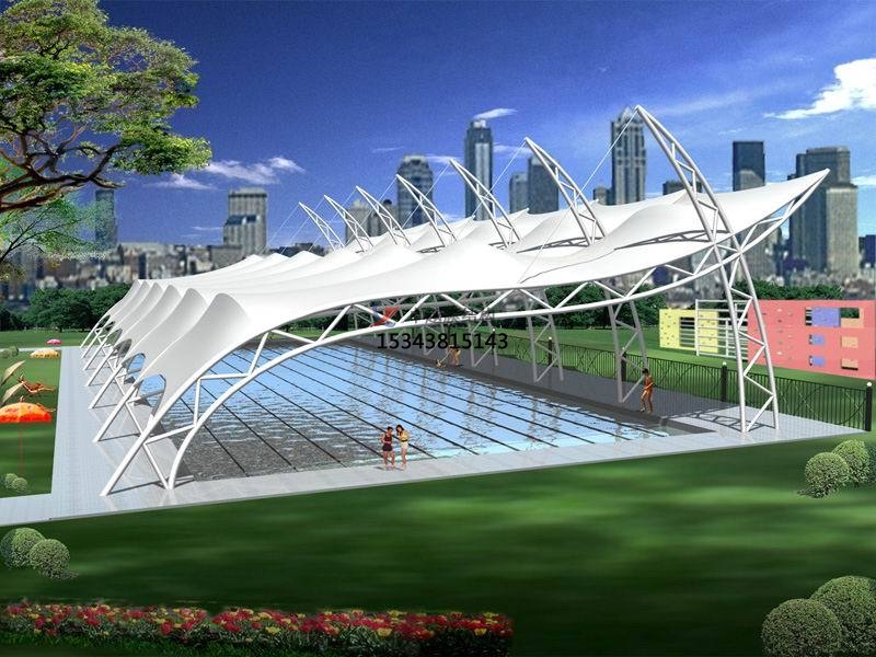 洛陽膜結構<font color='red'>水上樂園</font>雨棚【膜結構設計】