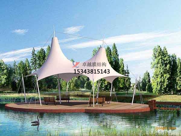 天津商業(yè)廣場<font color='red'>張拉膜結(jié)構(gòu)</font>景觀棚/雨棚設(shè)計(jì)搭建