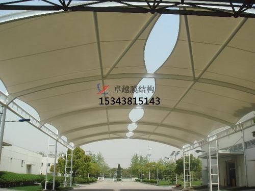 吳忠商業廣場雨棚搭建