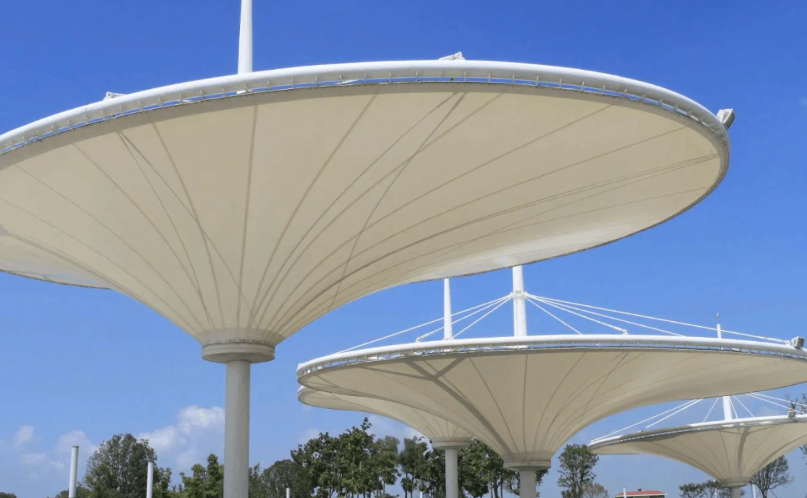 膜結構雨棚能應用在什么地方？