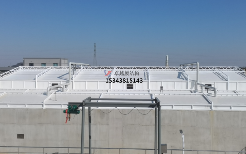 河北滄州東光縣工業區污水處理池封閉