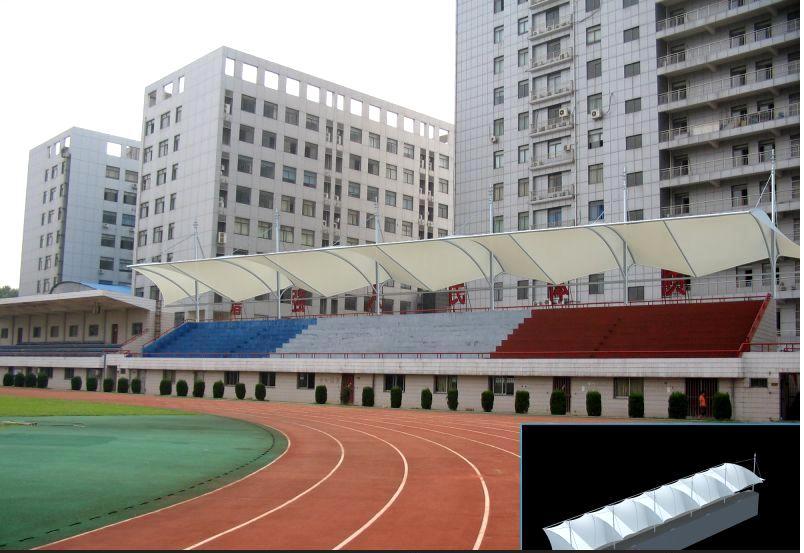 淺談大跨度<font color='red'>膜結構看臺</font>屋頂的結構特點