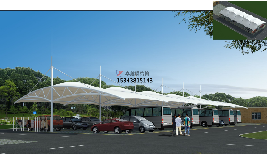 為什么<font color='red'>膜結構車棚</font>隨處可見？